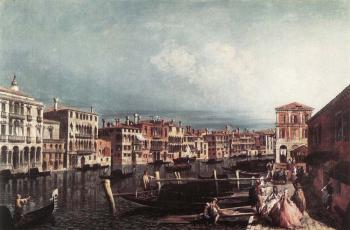 Michele Marieschi : The Grand Canal at San Geremia